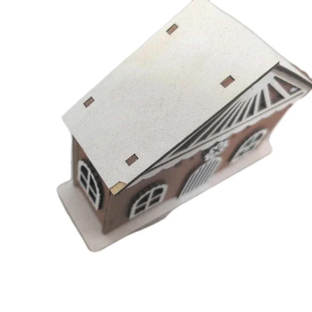 World Market‎ Laser Cut Wood Gingerbread House Set of 2 LED Light Up 2019